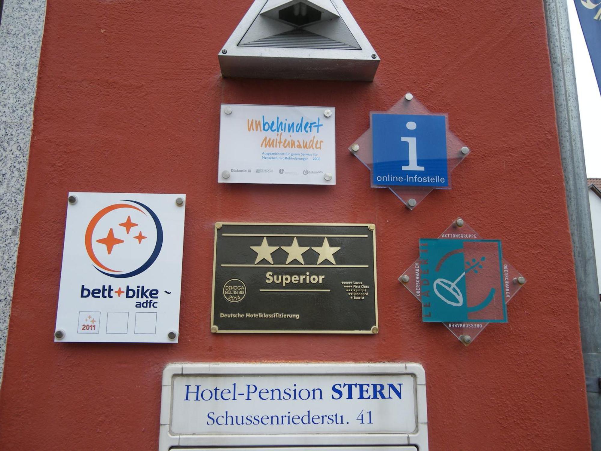 Hotel Pension Stern Bad Buchau Zewnętrze zdjęcie